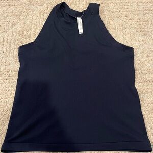 Athleta Dark Navy Ribbed Tank Top